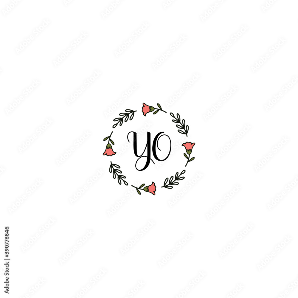 Initial YO Handwriting, Wedding Monogram Logo Design, Modern Minimalistic and Floral templates for Invitation cards
Initial YO Handwriting, Wedding Monogram Logo Design, Modern Minimalistic and Floral templates for Invitation cards