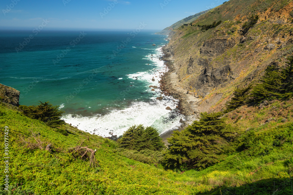 Big Sur at Ragged Point, California Coastline. Big Sur at Ragged Point, California Coastline.