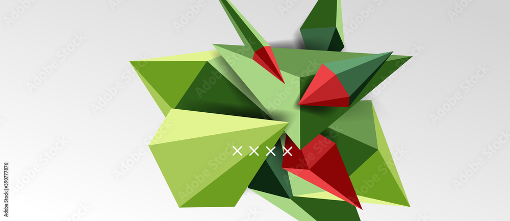 3d low poly abstract shape background vector illustration 3d low poly abstract shape background vector illustration