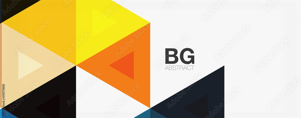 Mosaic triangle pattern abstract background for cover, banner, flyer and poster and other template Mosaic triangle pattern abstract background for cover, banner, flyer and poster and other template