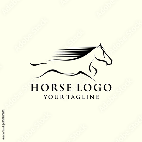 Creative Horse logo Design Template