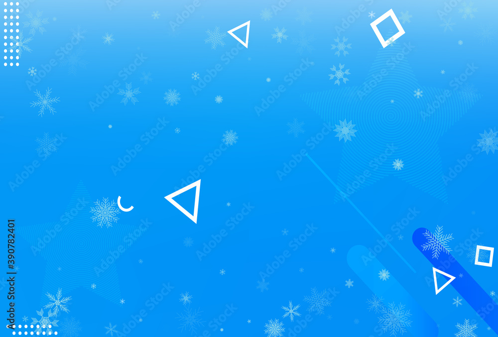 Winter christmas snowflake background vector