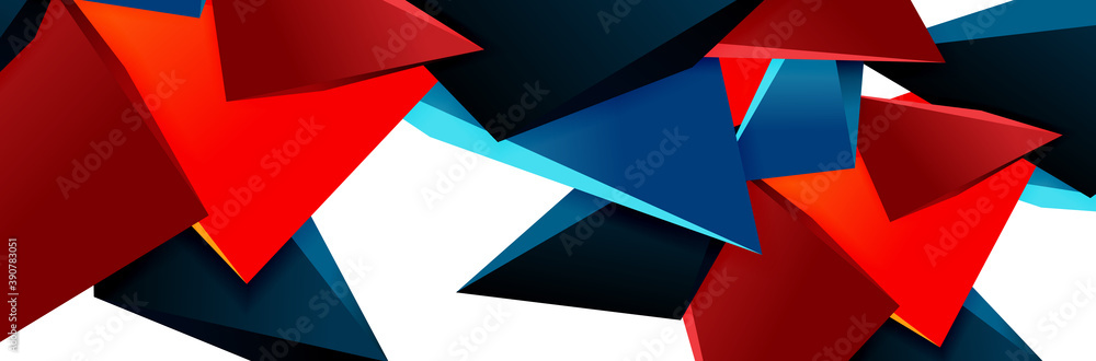 Triangle mosaic abstract background, 3d triangular low poly shapes. Geometric vector illustration for covers, banners, flyers and posters and other Triangle mosaic abstract background, 3d triangular low poly shapes. Geometric vector illustration for covers, banners, flyers and posters and other