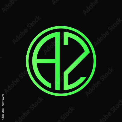 Free Download AZ MONOGRAM letter icon design on BLACK background.Creative letter AZ/A Z logo design. AZ initials/MONOGRAM Logo design. - GFXLoad