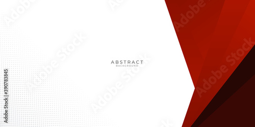 Simple modern red black abstract presentation background with white space for text