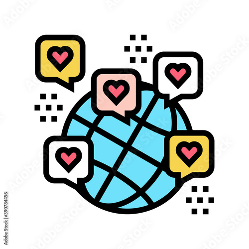 international thanks day color icon vector. international thanks day sign. isolated symbol illustration