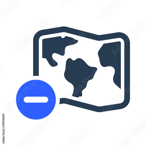Remove map icon
