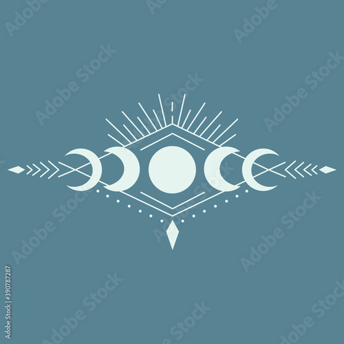 moon phases symbol of feminine strength and energy