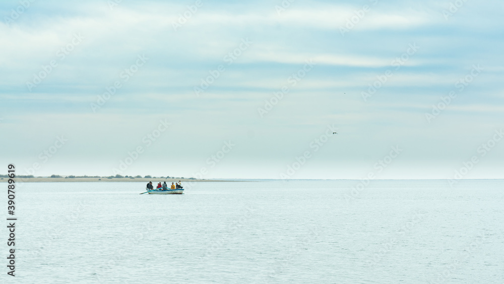 Landscape in Egypt desert - wadi el rayan - El Fayoum - Qarun lake