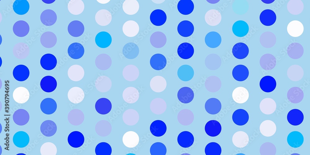 Light blue vector background with spots.