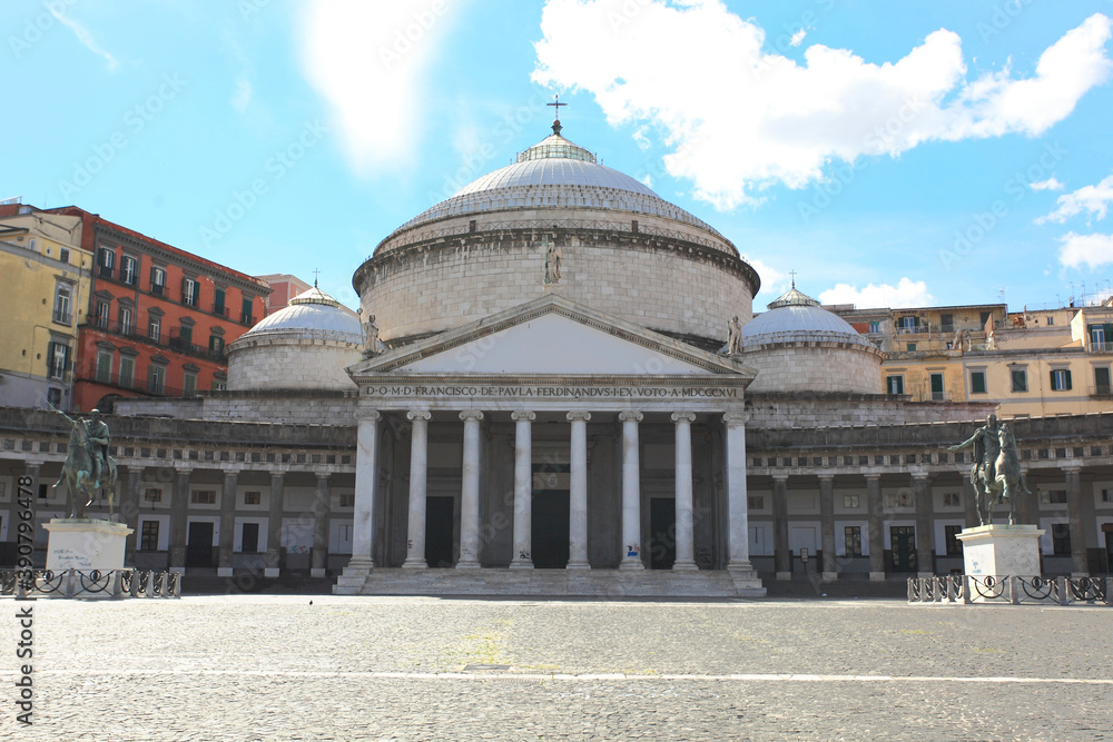  Basilica Reale Pontificia San Francesco da Paola of Napoli, Italy 