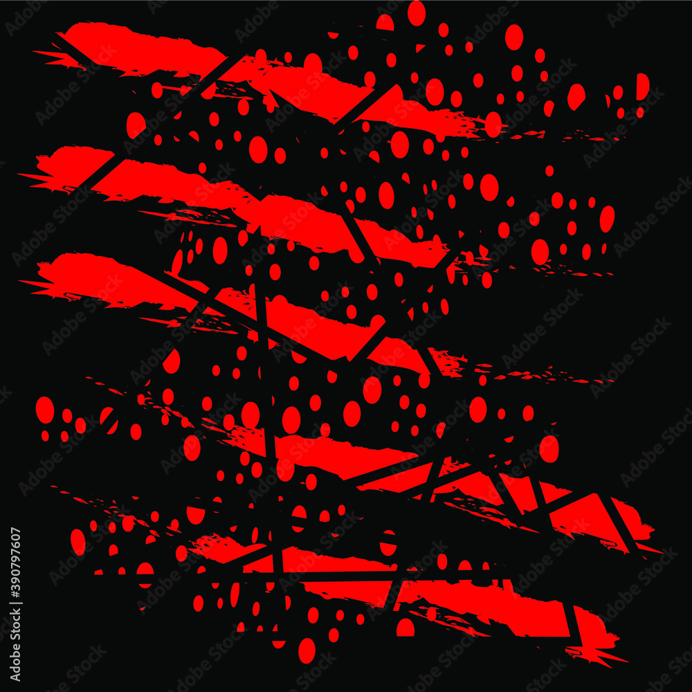 Red paint texture on the black background graphic design vector Red paint texture on the black background graphic design vector