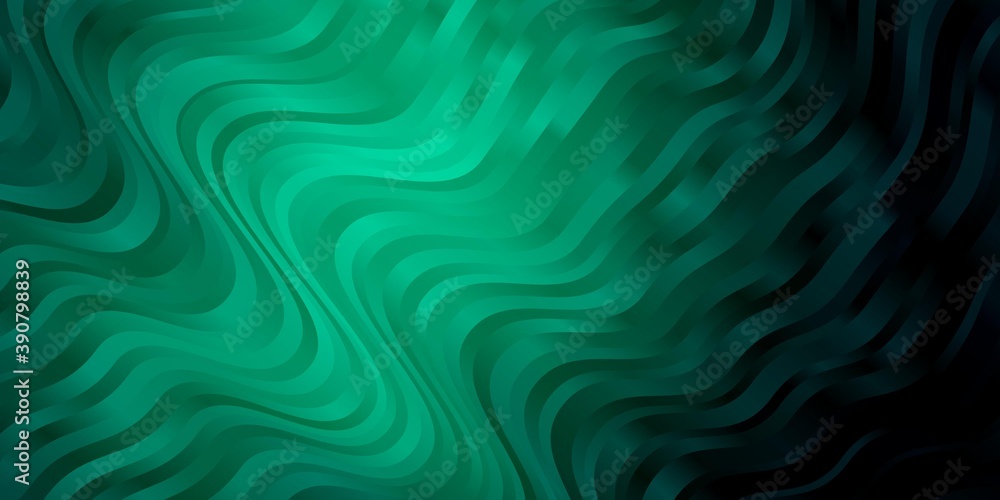 Obraz premium Light Green vector template with lines.