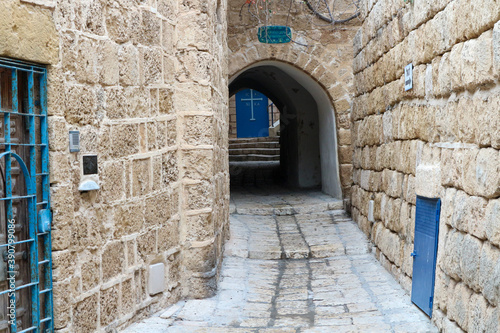 Tel Aviv Jaffa Altstadt Wege Moschee Wege T  ren Fenster alt