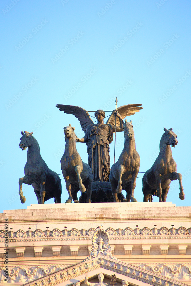 Obraz premium Victor Emmanuel II National Monument of Rome, Italy