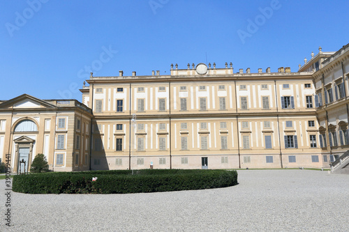 Garden of Royal Villa of Monza near Milan  Italy 