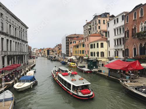 view of Grand Canal in Venice, Italy
