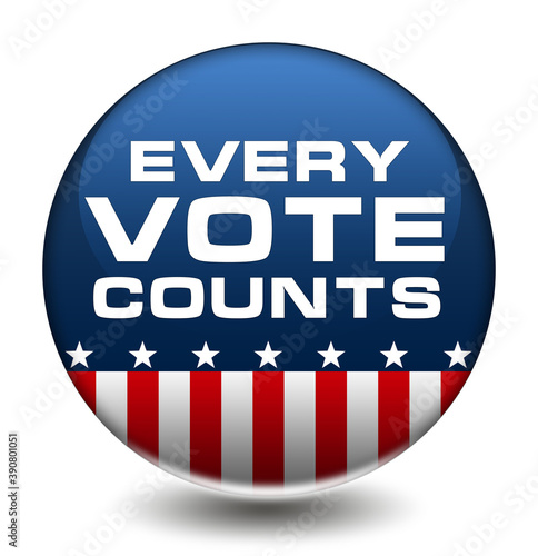 Vote Badge - every vote counts