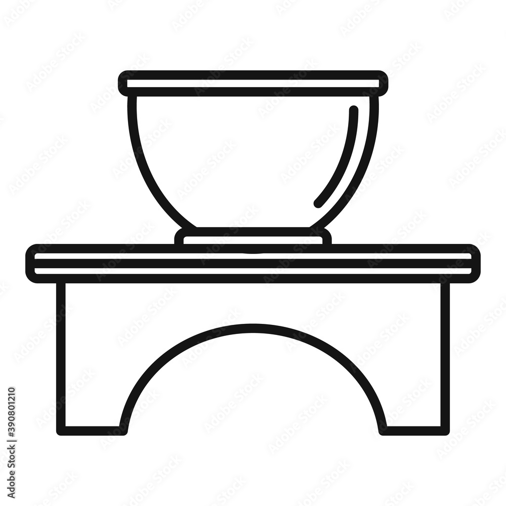Gourmet tea ceremony icon. Outline gourmet tea ceremony vector icon for web design isolated on white background Gourmet tea ceremony icon. Outline gourmet tea ceremony vector icon for web design isolated on white background