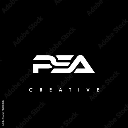 PSA Letter Initial Logo Design Template Vector Illustration	
