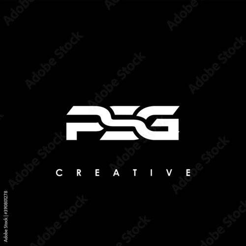 PSG Letter Initial Logo Design Template Vector Illustration	
 photo