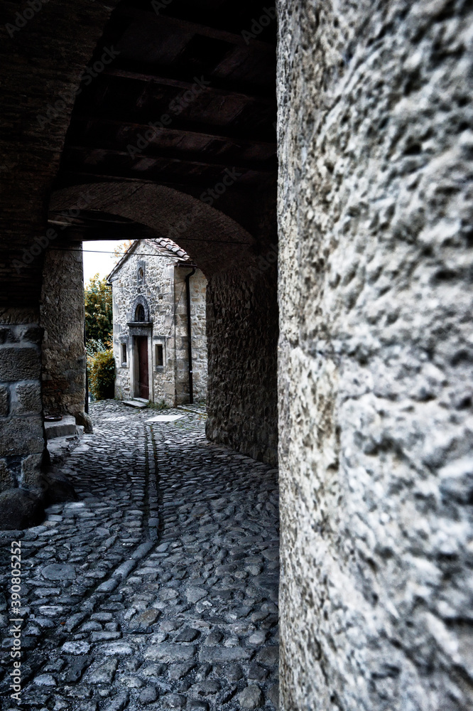 Fototapeta premium ruins of the old castle
