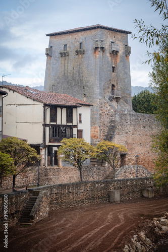 Fernan Gonzalez tower, Covarrubias, Burgos province, Spain photo