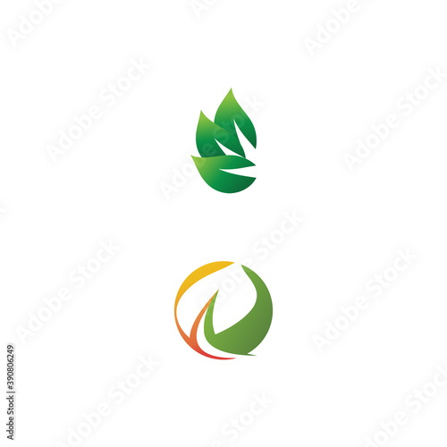 Free Download Leaf Logo Template vector symbol - GFXLoad
