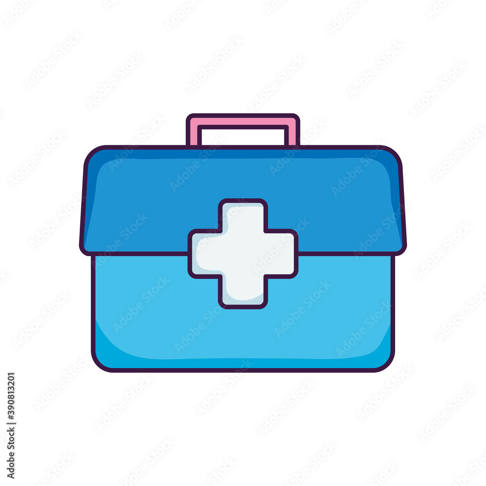 first aid box icon, flat style first aid box icon, flat style