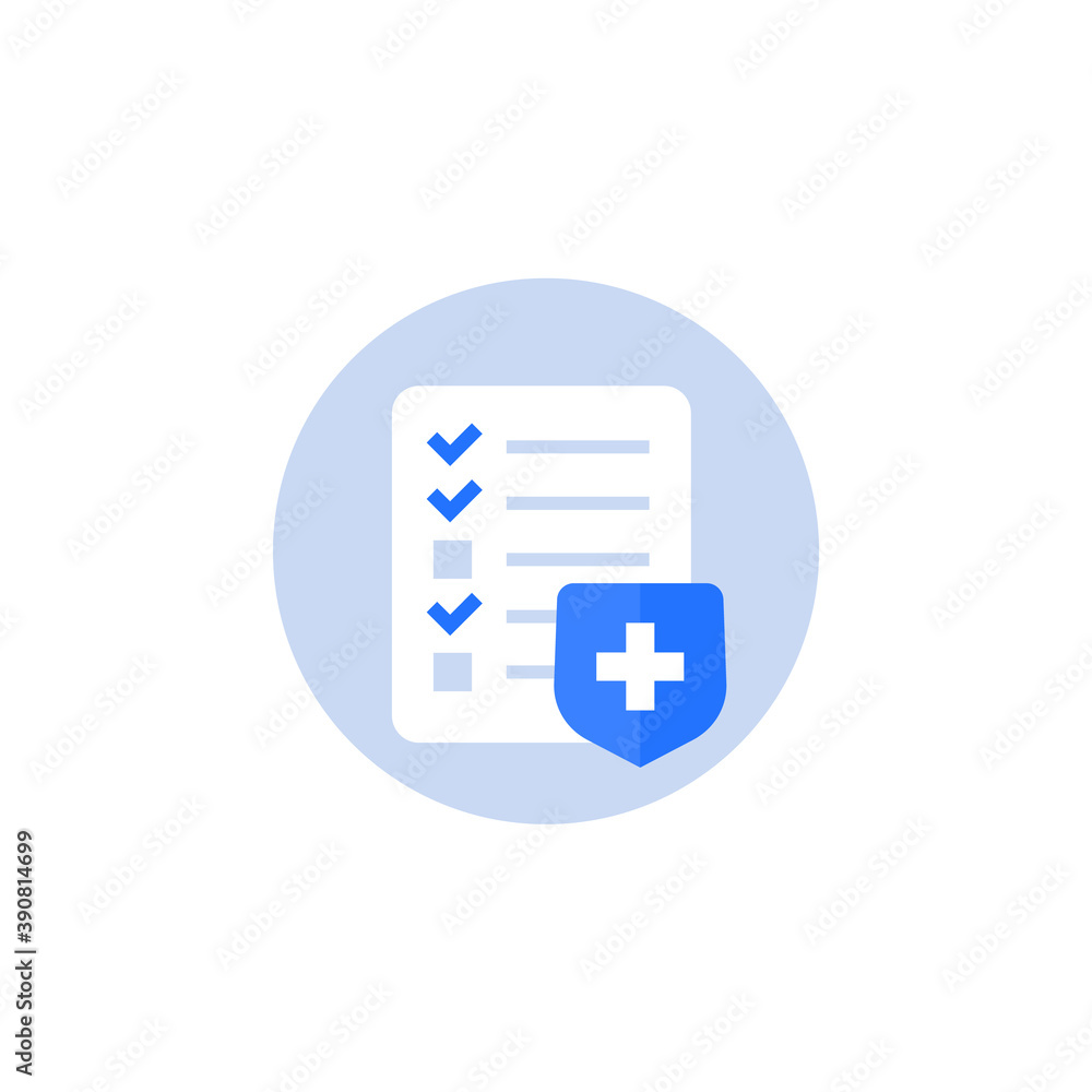 health insurance icon, medical vector health insurance icon, medical vector