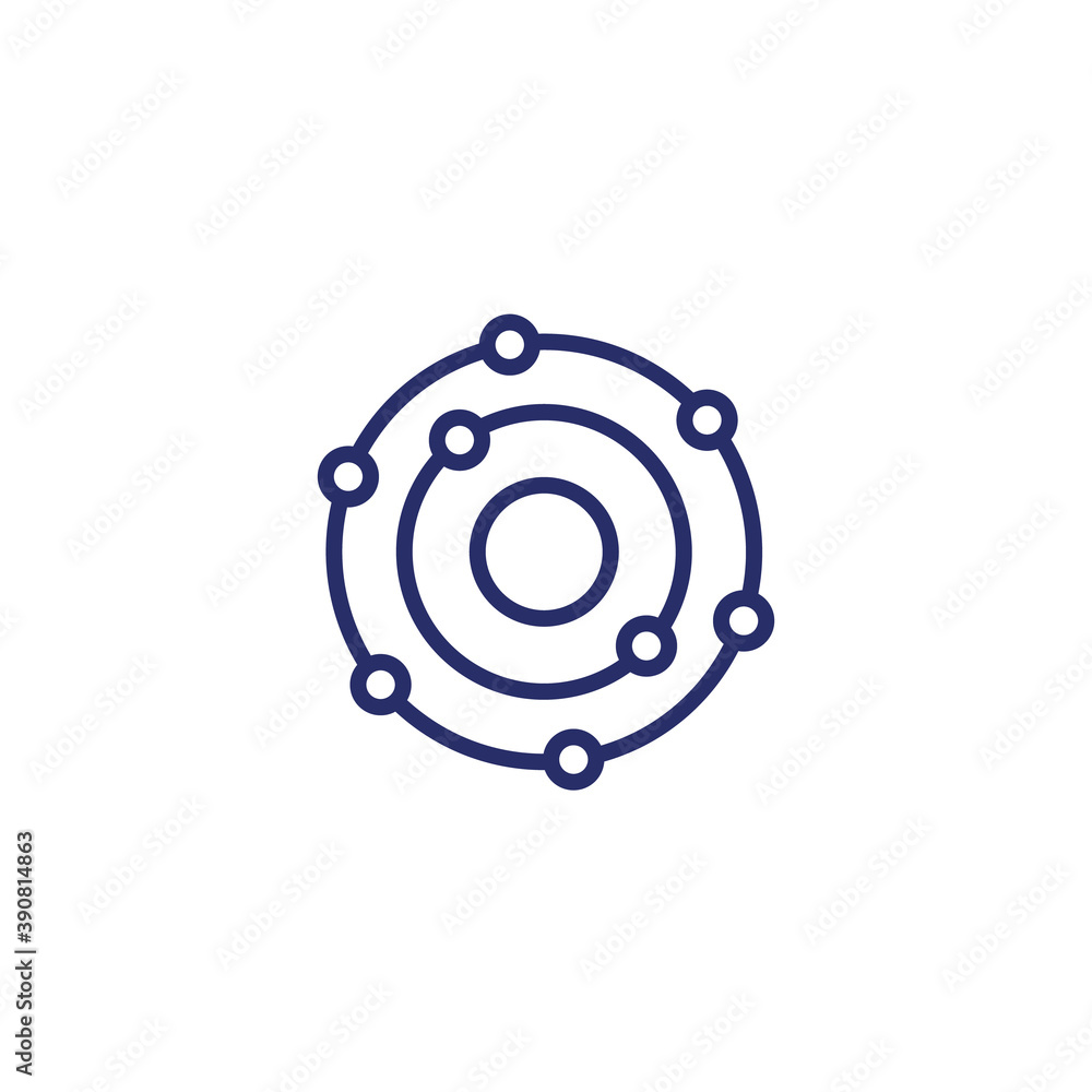 antioxidant icon, line vector art antioxidant icon, line vector art
