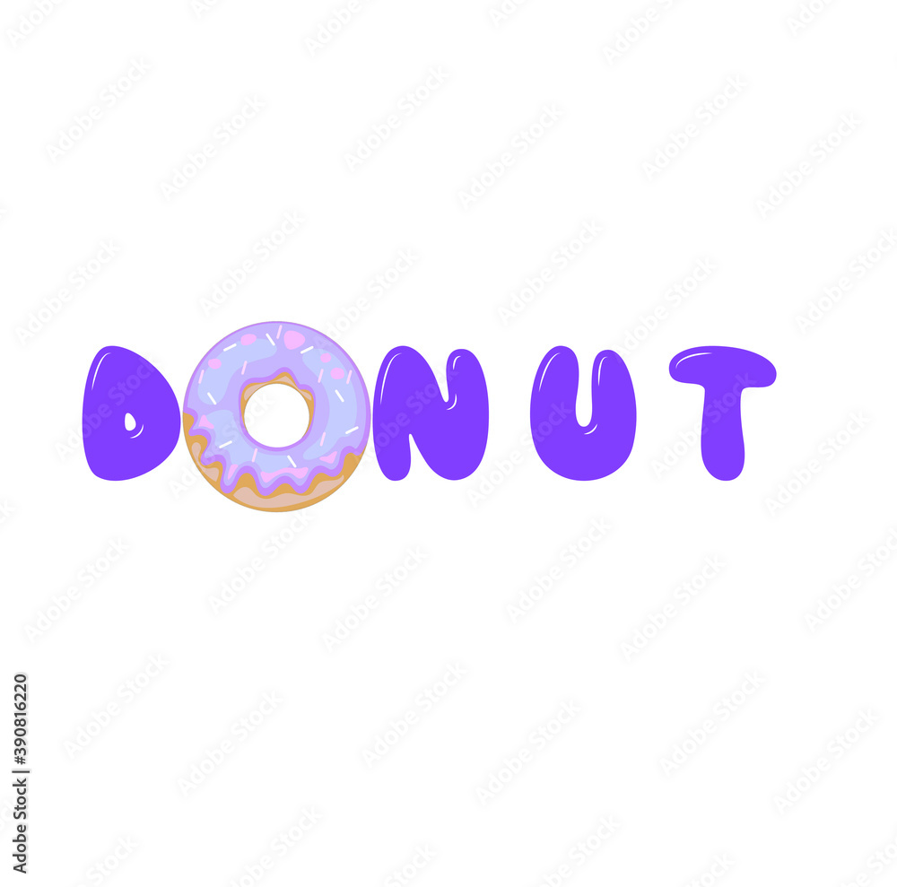 Fototapeta premium lOGO DONUT