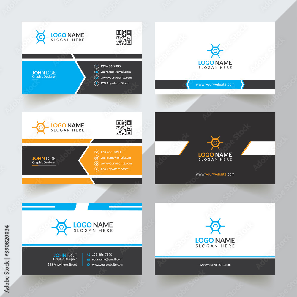 Modern Professional Business Card Template, Simple Business Card, Business Card Design Template, Corporate Business Card Design, Colorful Business Card Template, Creative Business Card