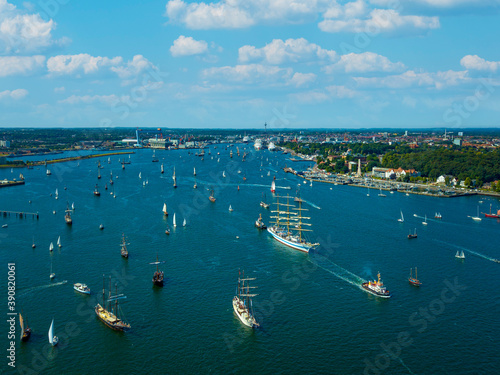 Kieler Woche Windjammerparade Kieler Förde Windjammer Ostsee