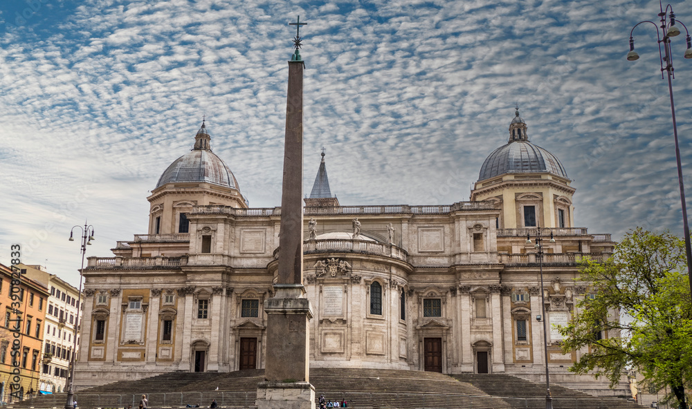The basilica of Santa Maria Maggiore in Rome