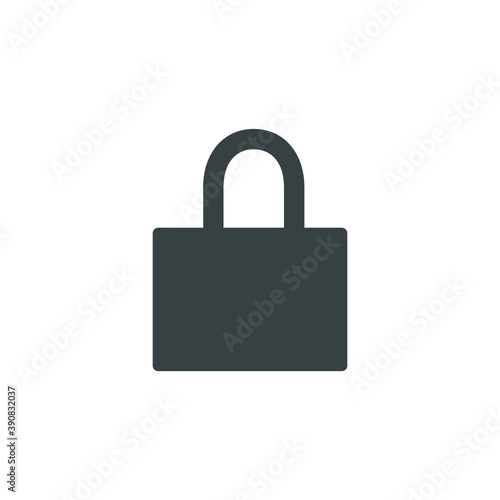 Black and white isolated illustration of bag icon