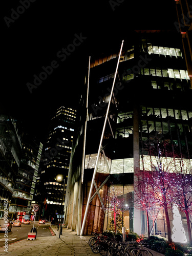 London Buildings at night