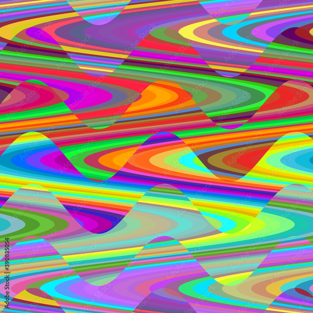 Obraz premium Red blue yellow orange abstract background with circles
