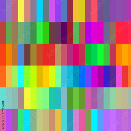 Multicolored squares, abstract geometric background