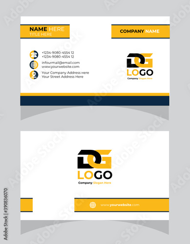 business card template