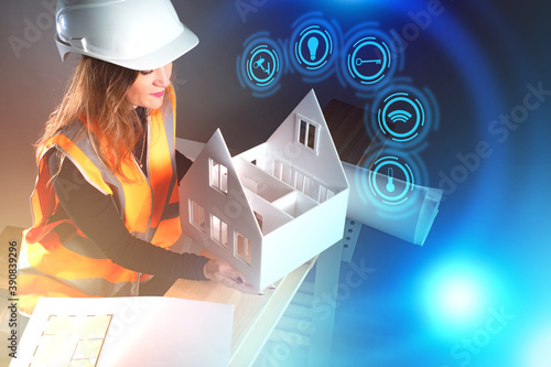 Woman engineer implements s...