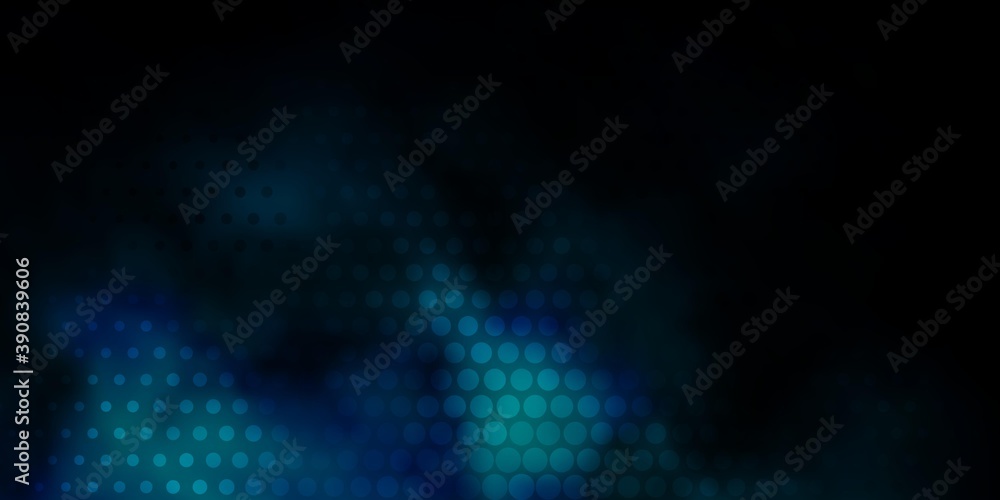 Dark BLUE vector layout with circle shapes. Dark BLUE vector layout with circle shapes.