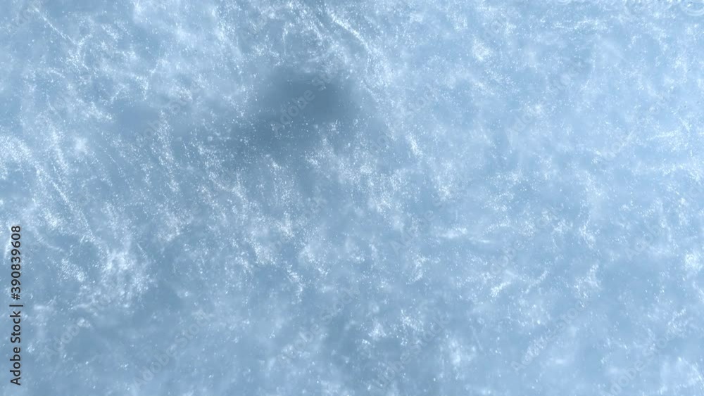 Super Slow Motion Shot of Glitters Glittering in Water on Blue Background at 1000 fps. Super Slow Motion Shot of Glitters Glittering in Water on Blue Background at 1000 fps.