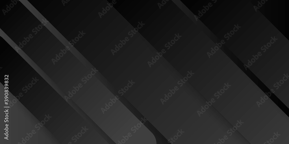 Black abstract 3D presentation background with rounded rectangle shapes Black abstract 3D presentation background with rounded rectangle shapes