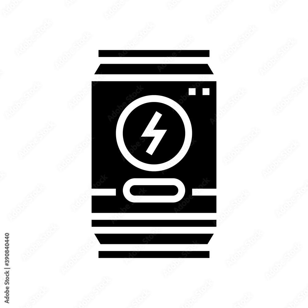 energy drink glyph icon vector. energy drink sign. isolated contour symbol black illustration energy drink glyph icon vector. energy drink sign. isolated contour symbol black illustration