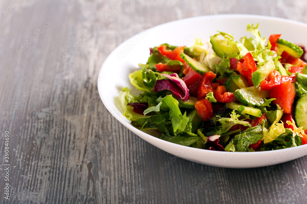 Healthy vegetables salad Healthy vegetables salad