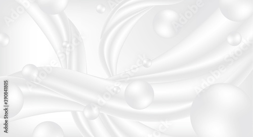 光と光沢のドレープのベクターイラスト背景素材