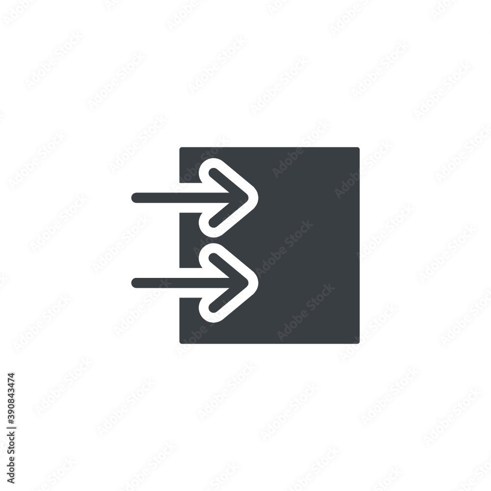 Black and white isolated illustration of elements inside folder icon Black and white isolated illustration of elements inside folder icon