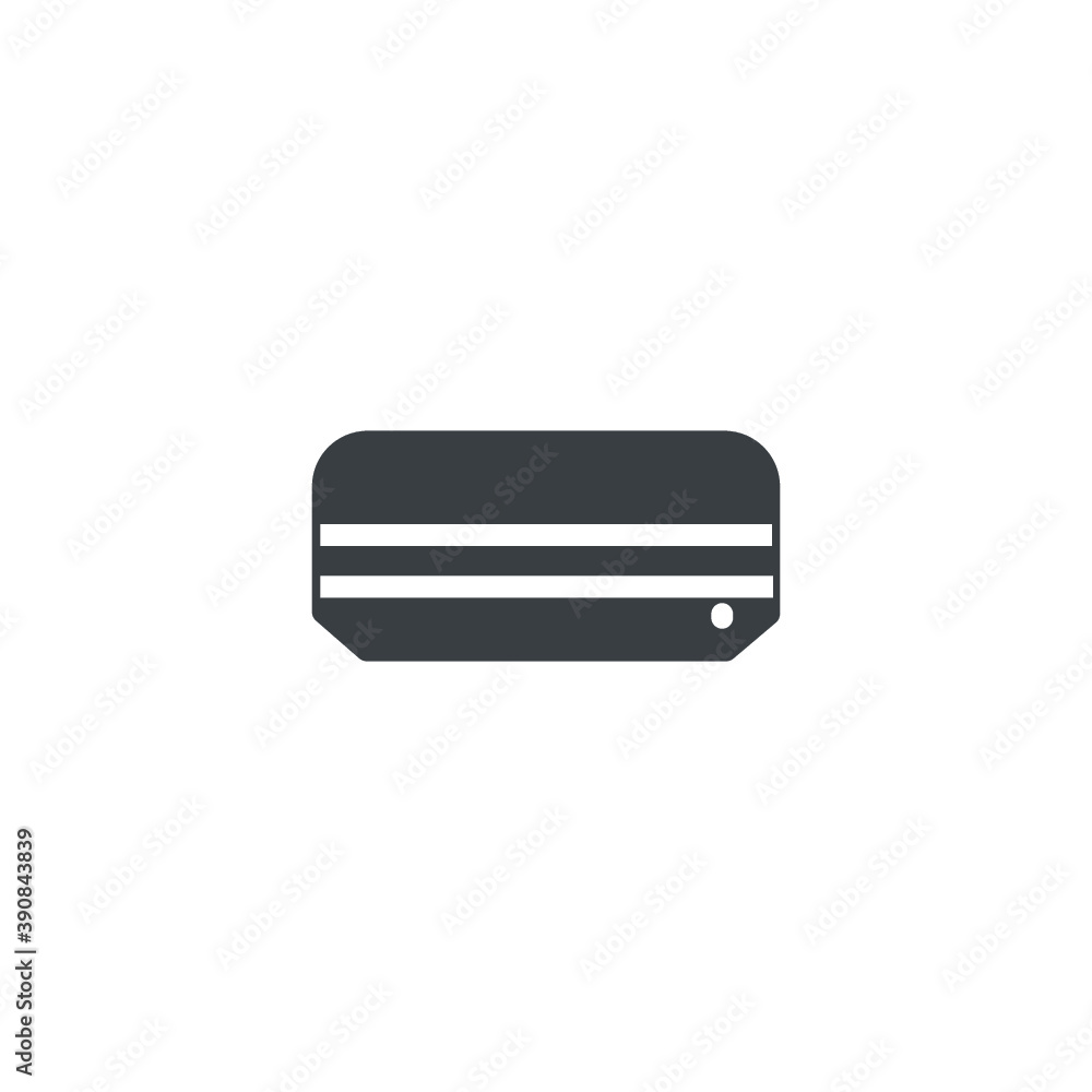 Black and white isolated illustration of dvd player icon Black and white isolated illustration of dvd player icon