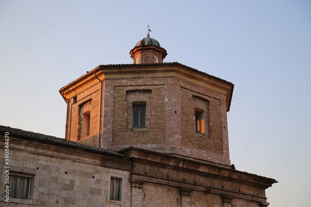 Dome of the former church of Santa Maria della Manna d'Oro in Spoleto